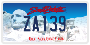 ZA139  license plate in SD