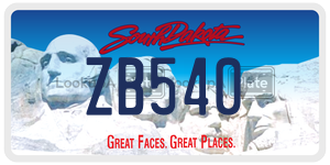 ZB540  license plate in SD