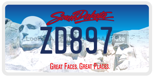 ZD897  license plate in SD