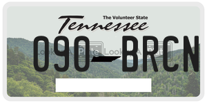 090BRCN  license plate in TN