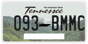 093BMMC  license plate in TN