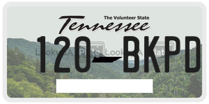 120BKPD  license plate in TN