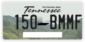150BMMF  license plate in TN