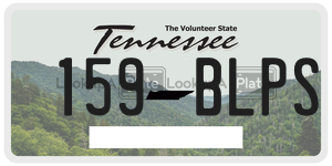 159BLPS  license plate in TN