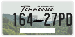 16427PD  license plate in TN