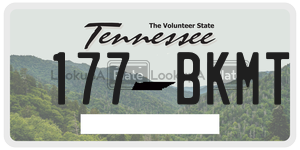 177BKMT  license plate in TN