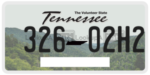 32602H2  license plate in TN