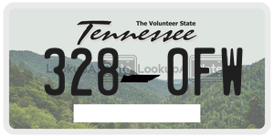 3280FW  license plate in TN