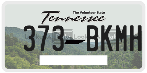 373BKMH  license plate in TN