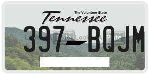 397BQJM  license plate in TN