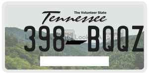 398BQQZ  license plate in TN