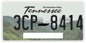 3CP8414  license plate in TN