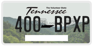 400BPXP  license plate in TN