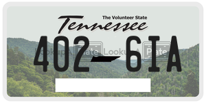 4026IA license plate in Tennessee