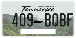409BQBF  license plate in TN