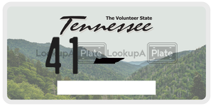 41  license plate in TN