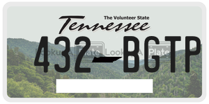 432BGTP  license plate in TN