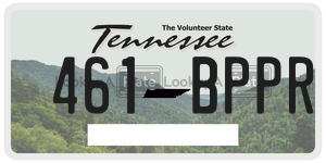 461BPPR  license plate in TN