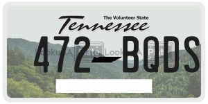 472BQDS  license plate in TN