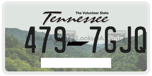 4797GJQ  license plate in TN