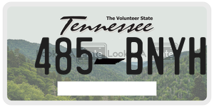 485BNYH  license plate in TN