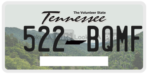 522BQMF  license plate in TN