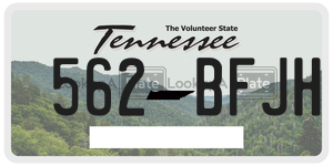 562BFJH  license plate in TN