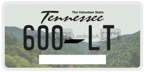 600LT  license plate in TN