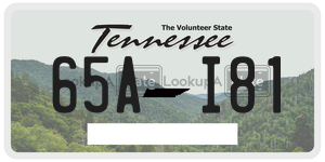 65AI81  license plate in TN