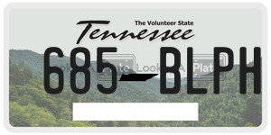 685BLPH  license plate in TN