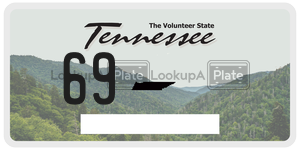 69 license plate in Tennessee