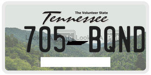 705BQND  license plate in TN