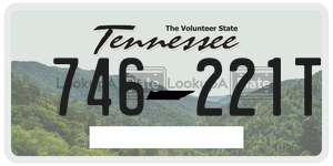 746221T  license plate in TN