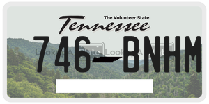 746BNHM  license plate in TN