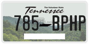 785BPHP  license plate in TN