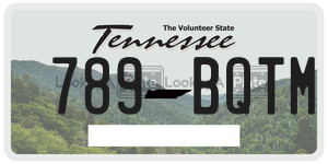 789BQTM  license plate in TN