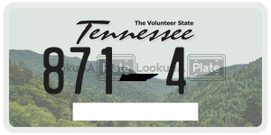 8714  license plate in TN