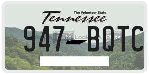 947BQTC  license plate in TN