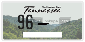 96  license plate in TN