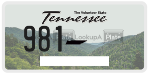 981  license plate in TN