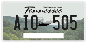 AI0505  license plate in TN