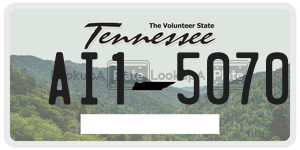 AI15070  license plate in TN
