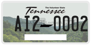 AI20002  license plate in TN