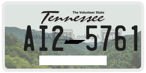 AI25761  license plate in TN