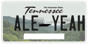 ALEYEAH  license plate in TN