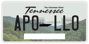 APOLLO  license plate in TN