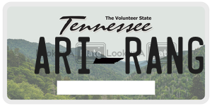 ARIRANG  license plate in TN