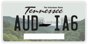 AUDIA6  license plate in TN