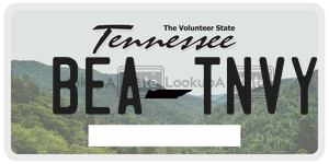 BEATNVY license plate in Tennessee