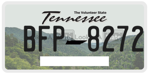 BFP8272  license plate in TN